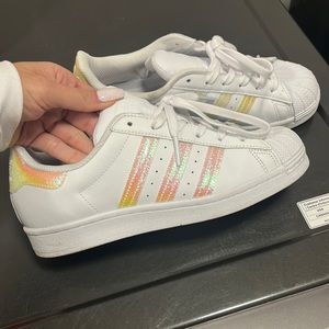 Adidas superstar sneakers!
